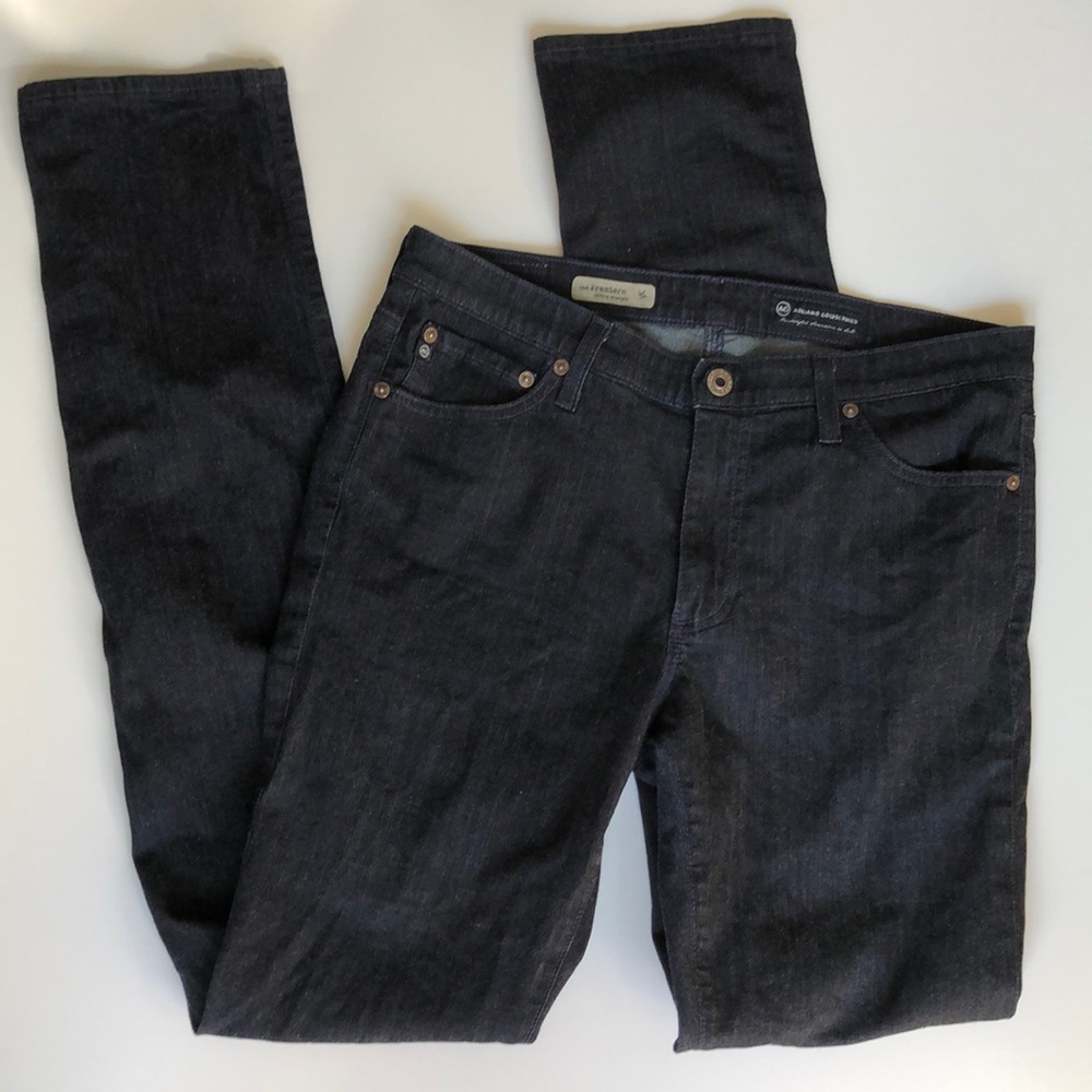 AG The Premiere Skinny Straight Dark Blue Jean